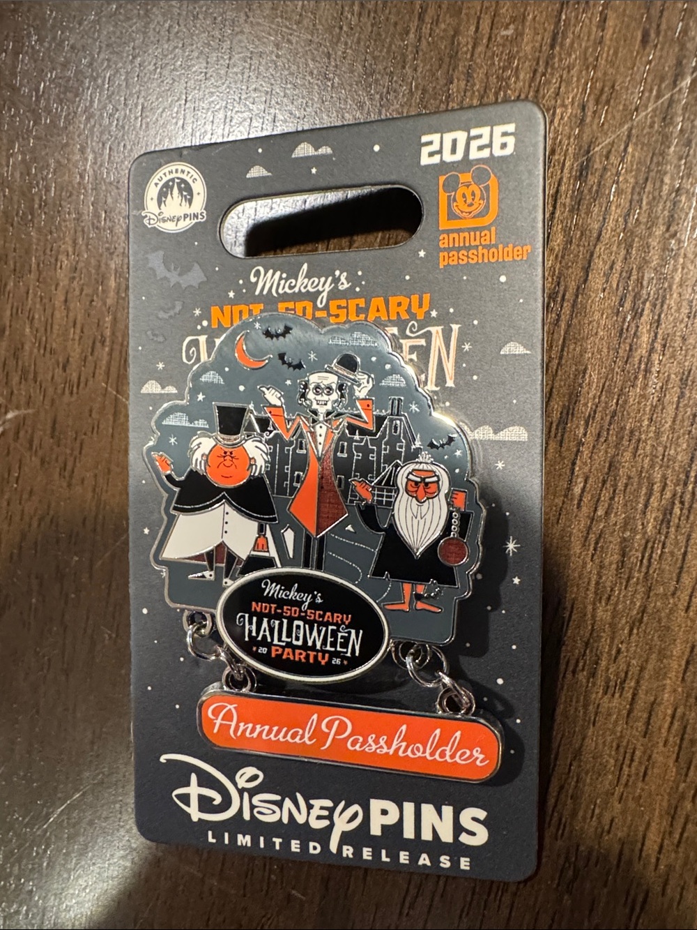 Disney Not-So-Scary Halloween 2026 Annual Passholder Pin